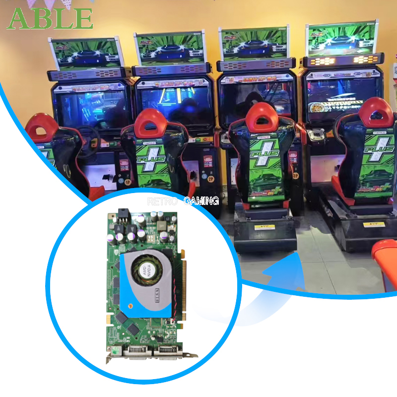 Arcade Wangan Midnight - Peças de condução de fliperama Máquina
