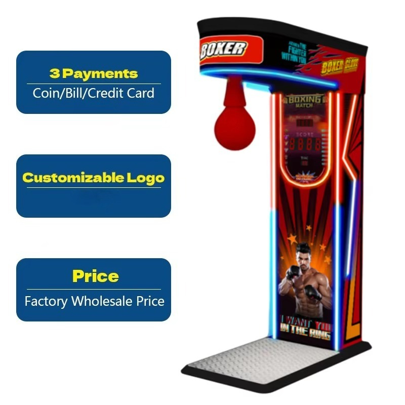 Boxing Machine Arcade - Máquina de Boxe Operada por Moedas