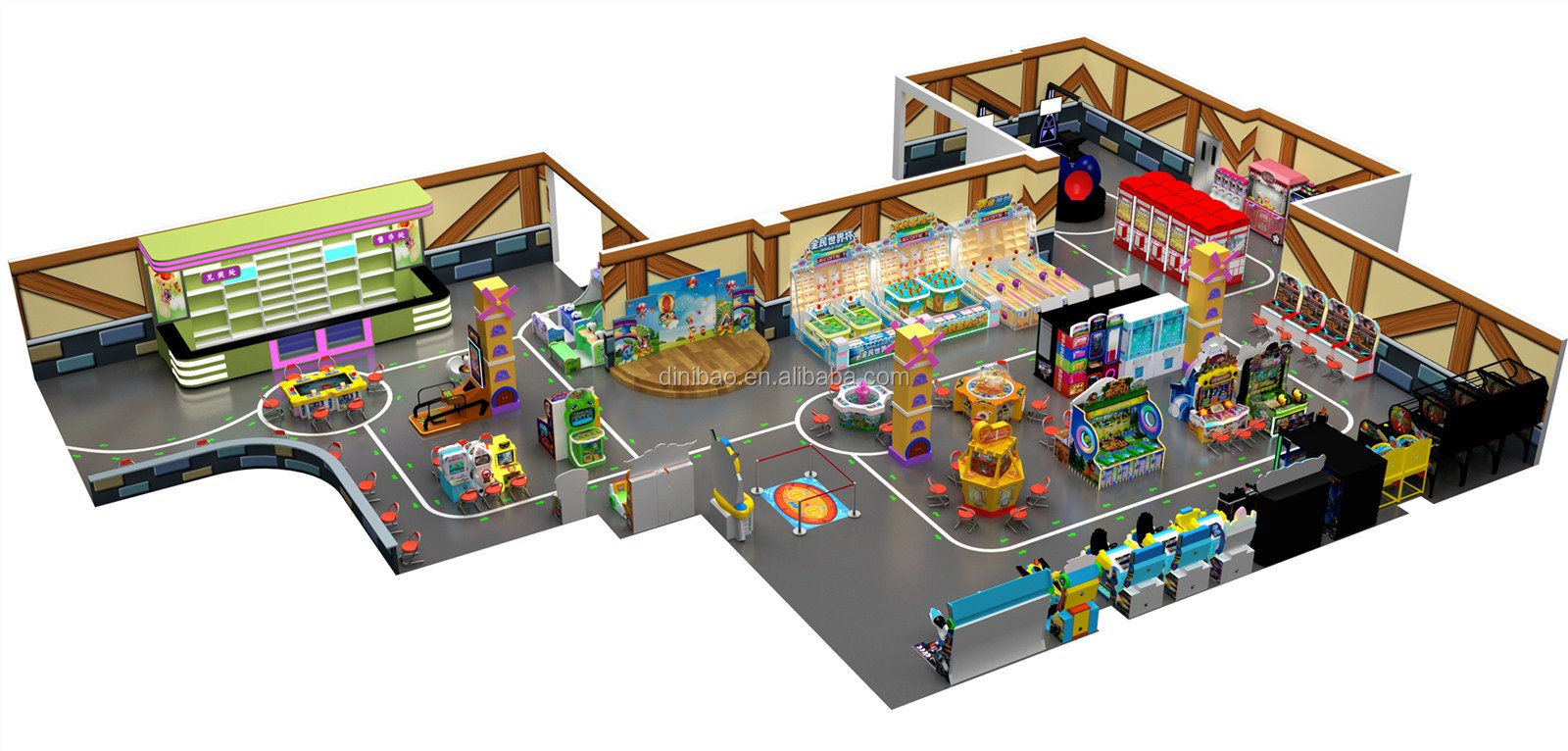 Ticket Redemption Machine - Máquina de Jogo Esportiva Infantil Arcade
