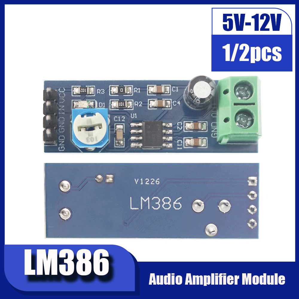 Arduino Vending Machine Project - 1/2 pces lm386 módulo amplificador de