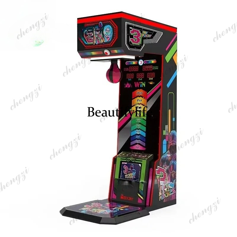 Boxing Machine Arcade - Máquina de boxe operada por moedas,