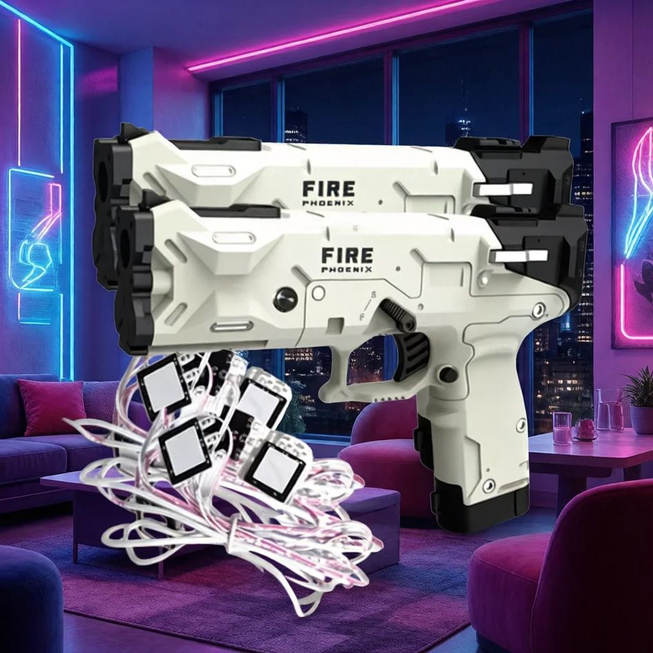 Coin Pusher Machine - Pistola de Luz Eletromagnética Sem Fio