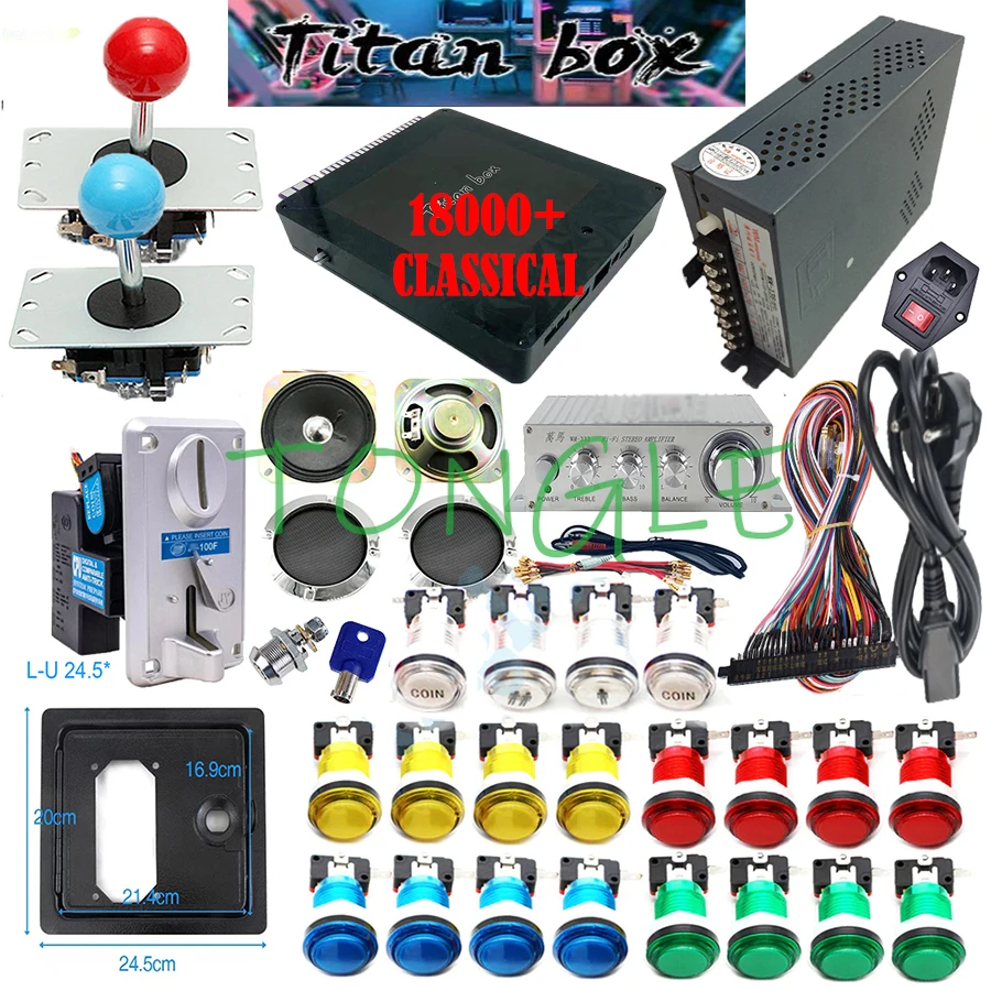 Arcade Game Cabinet - 2 jogadores caixa titan 18000 +