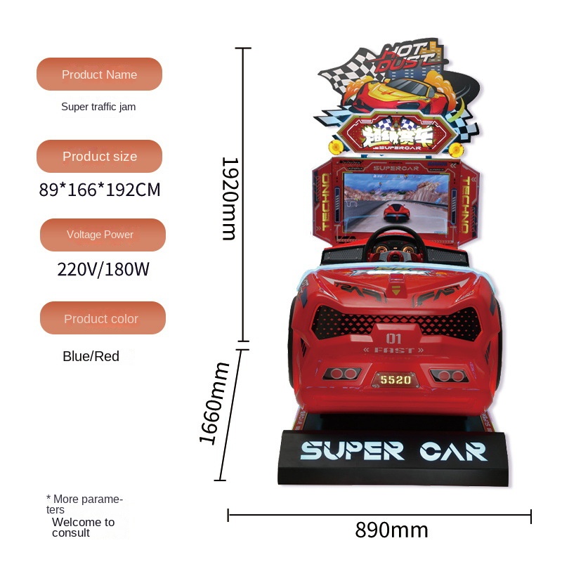 Arcade Game Cabinet - Máquina de Jogo Arcade Operada por