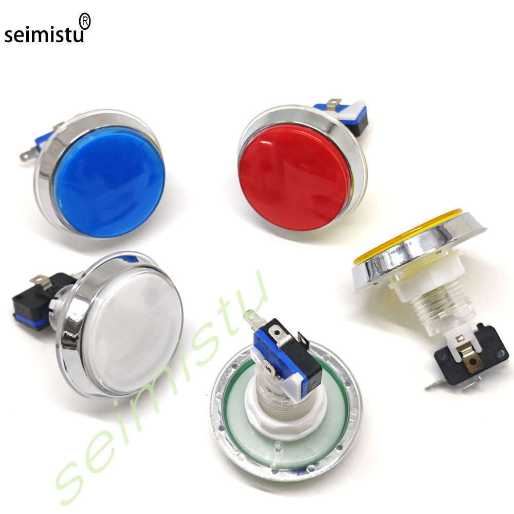 Botão LED Plano Cromado 12V de - Arcade Game Vending Machine avaliação e preço