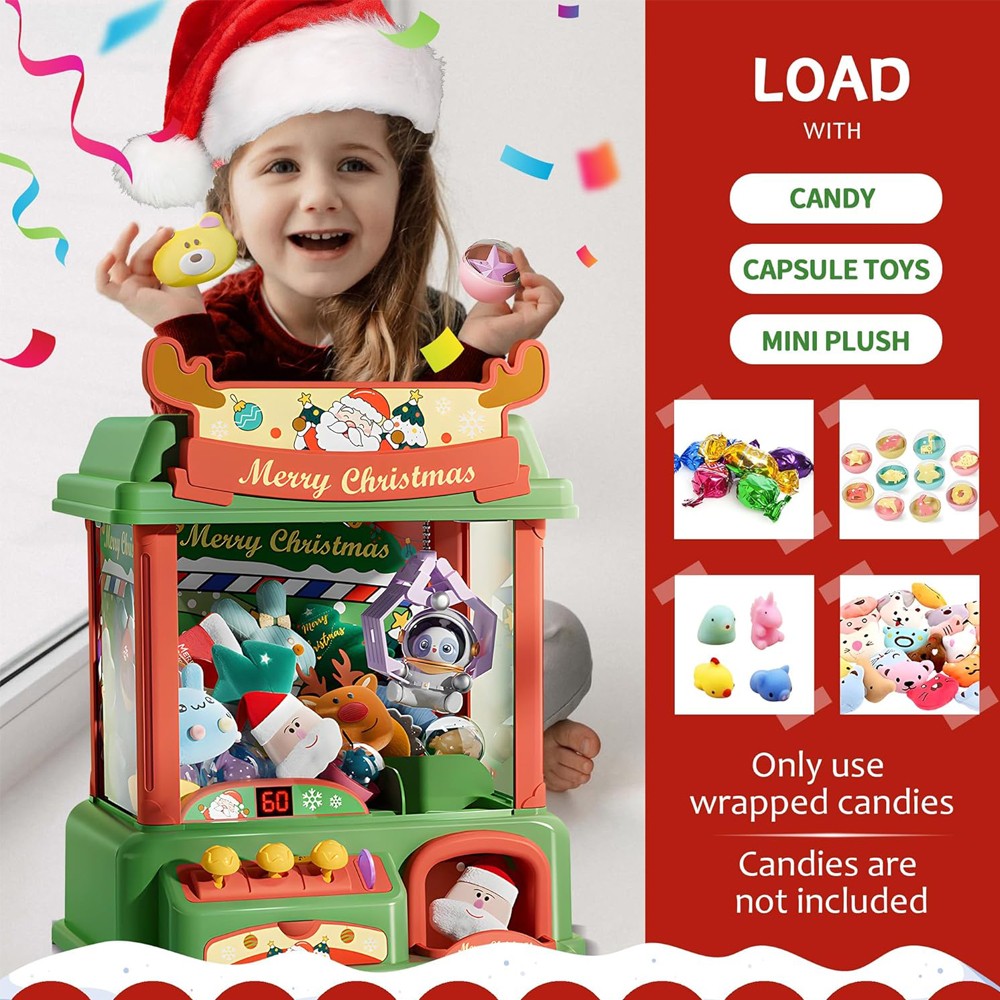 Maquina de Natal para crianças - Arcade Game Vending Machine avaliação e preço
