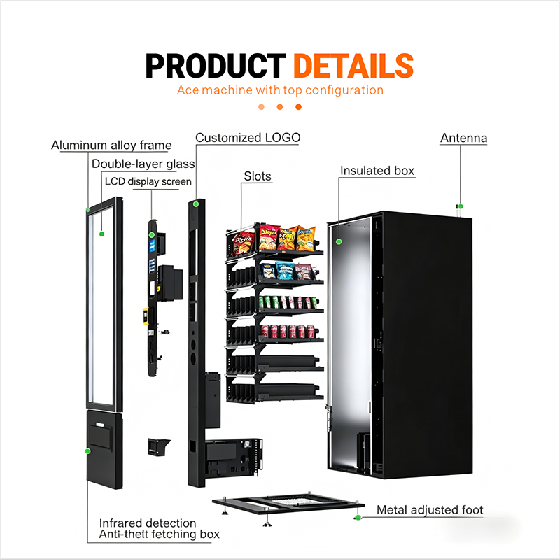Máquina de Venda Automática co - Bill Acceptor Vending avaliação e preço
