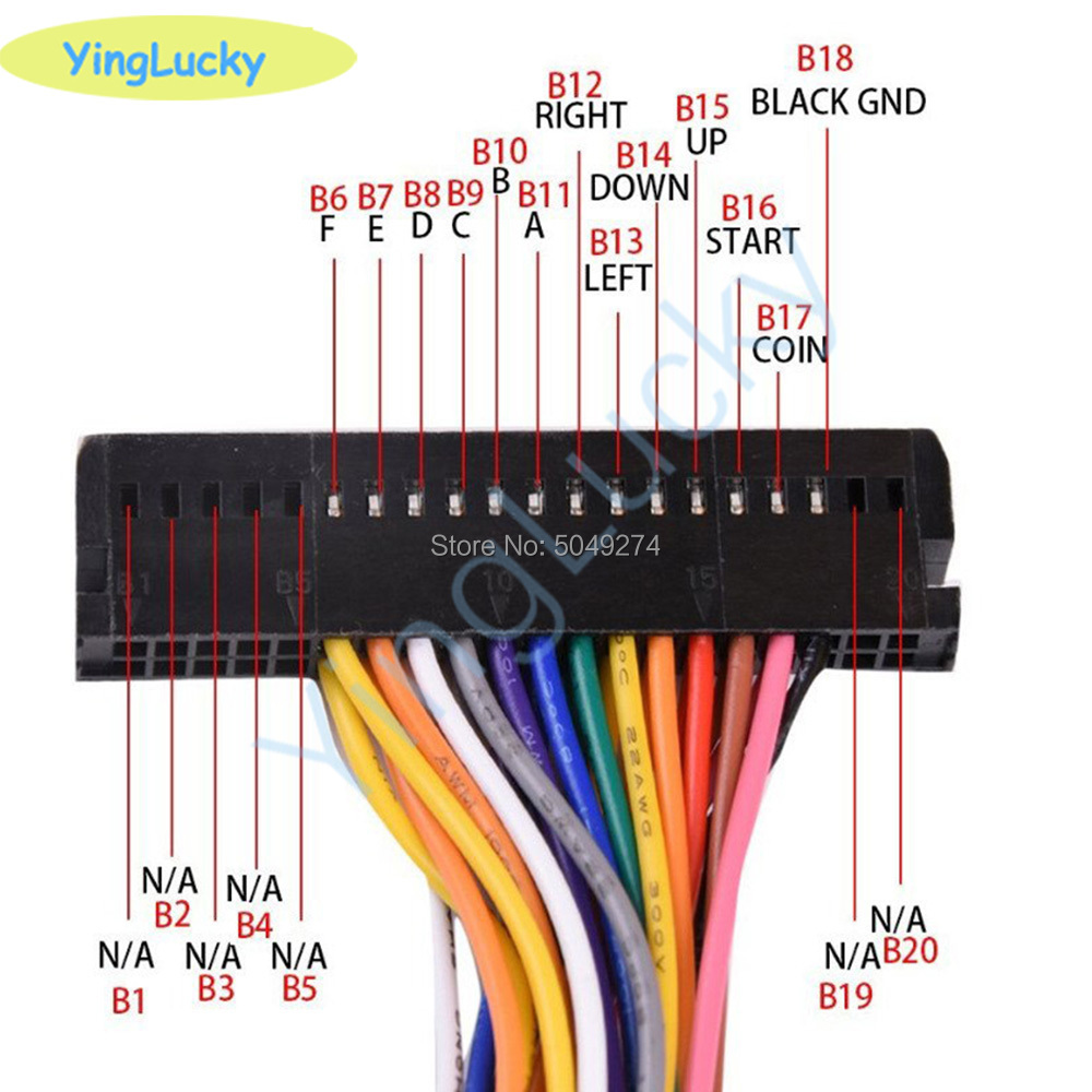 Arcada armário 40-pin chicote  - Arcade Vibes avaliação e preço