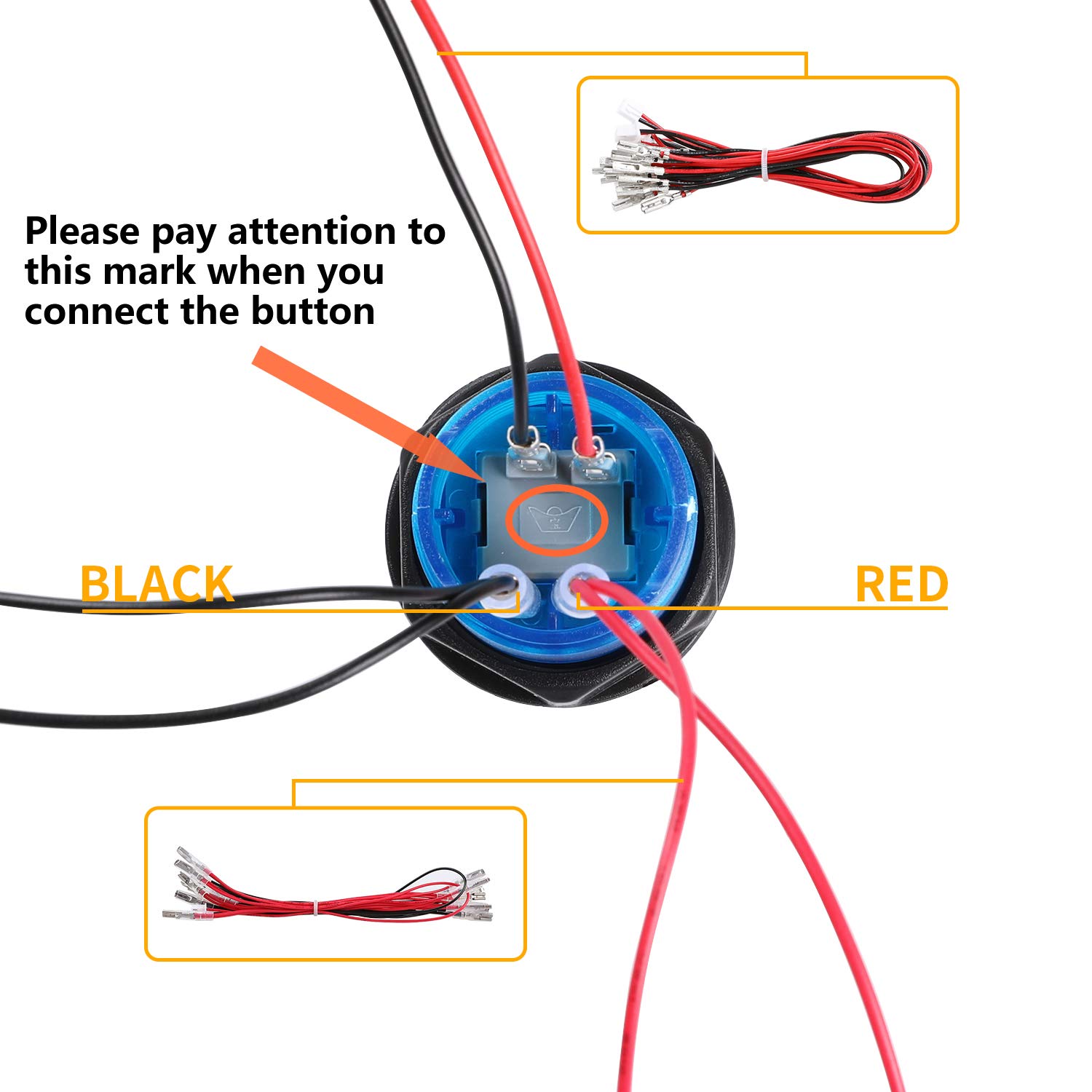 1 Pacote/50 Peças Botão LED de - Arcade Wangan Midnight avaliação e preço