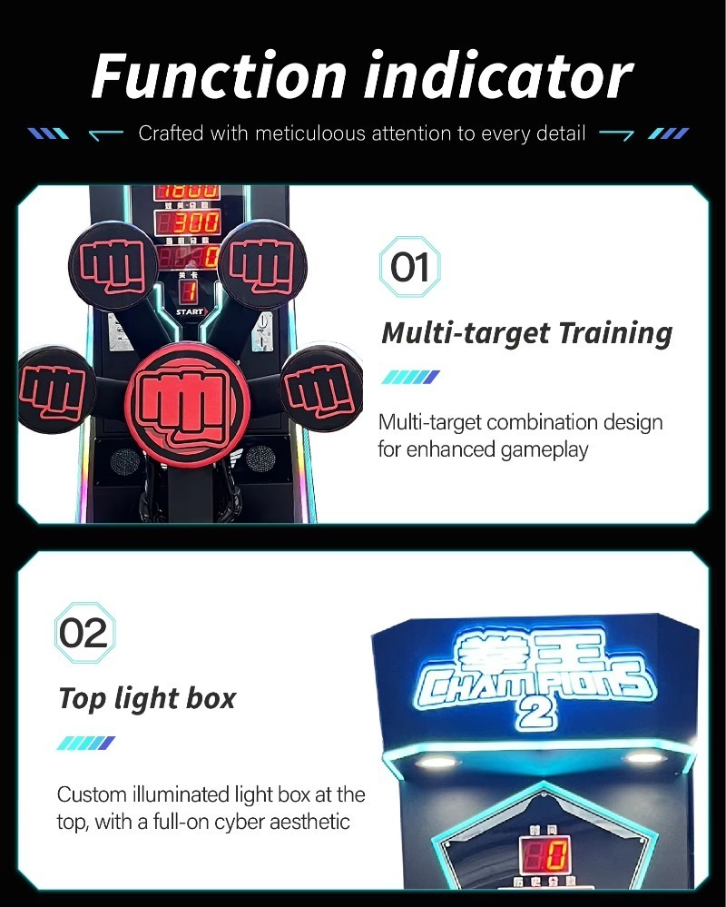 Máquina de Boxe Eletrônica Com - Boxing Machine Arcade avaliação e preço