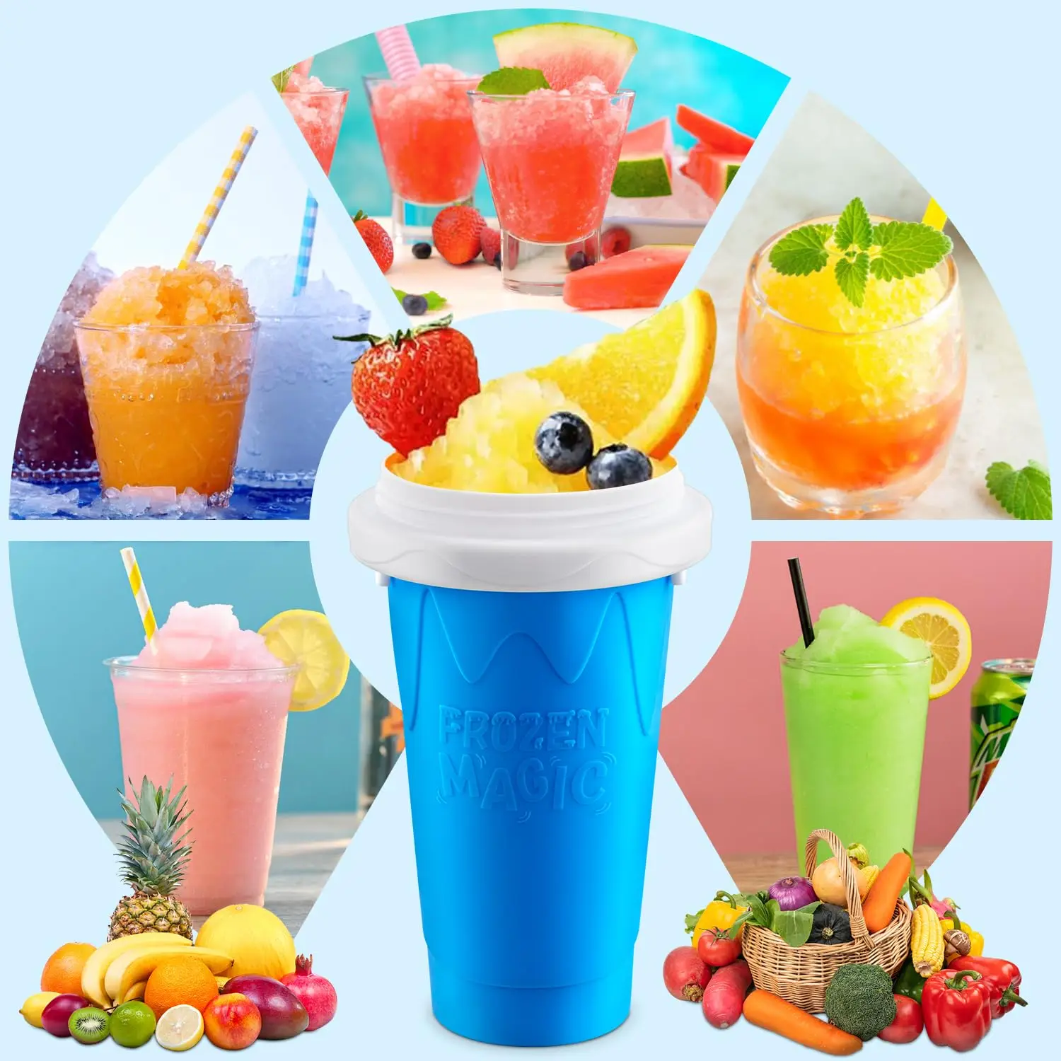 2024 verão magia slushy fabric - Slushie Machine Vending avaliação e preço