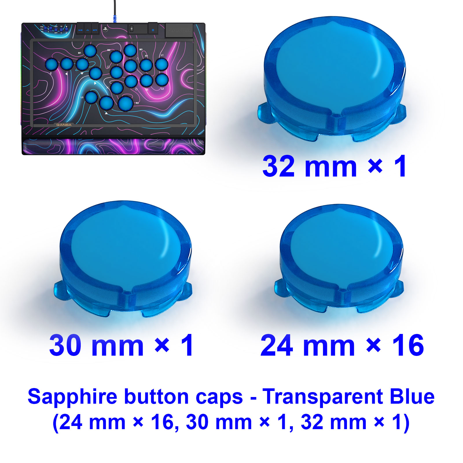 QANBA SAPPHIRE S1 Capas de Bot - Joystick Arcade Parts avaliação e preço