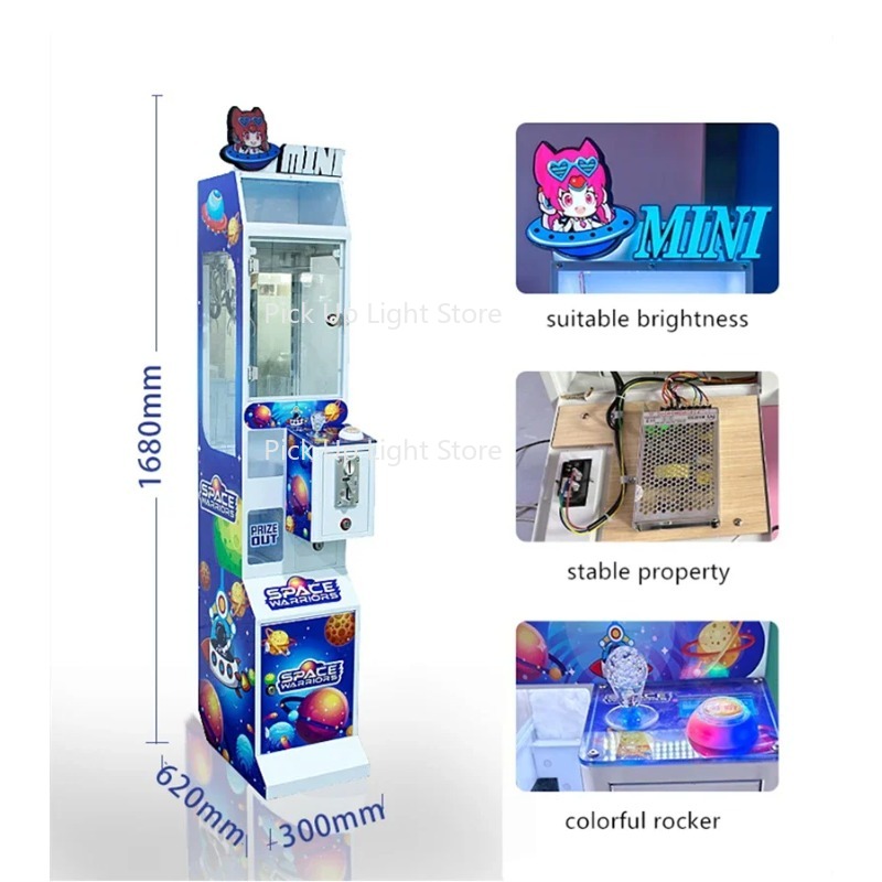 Mega mini máquina de garra, br - Bill Acceptor Vending avaliação e preço