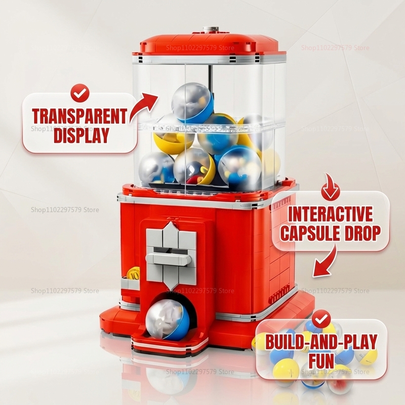 Conjunto de Blocos de Montar d - Arcade Game Vending Machine avaliação e preço