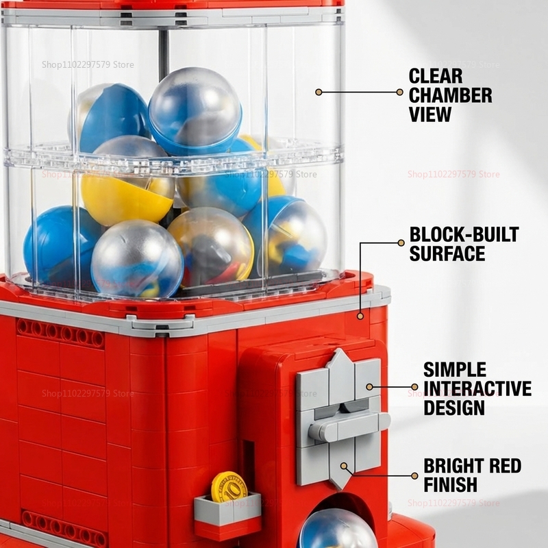 Conjunto de Blocos de Montar d - Arcade Game Vending Machine avaliação e preço