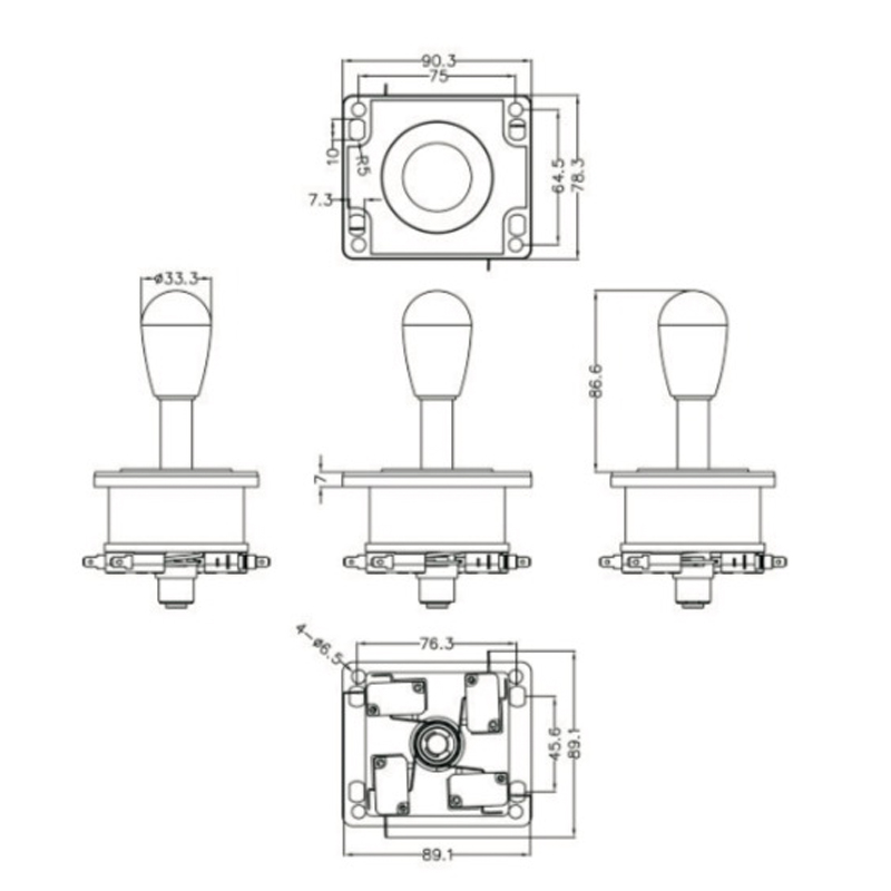 Joysticks de Competição Americ - Coin Pusher Machine avaliação e preço