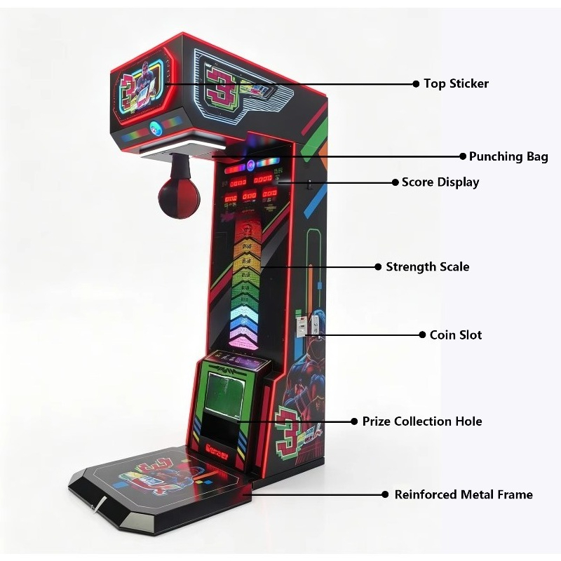 Máquina Simuladora de Boxe Ele - Boxing Machine Arcade avaliação e preço