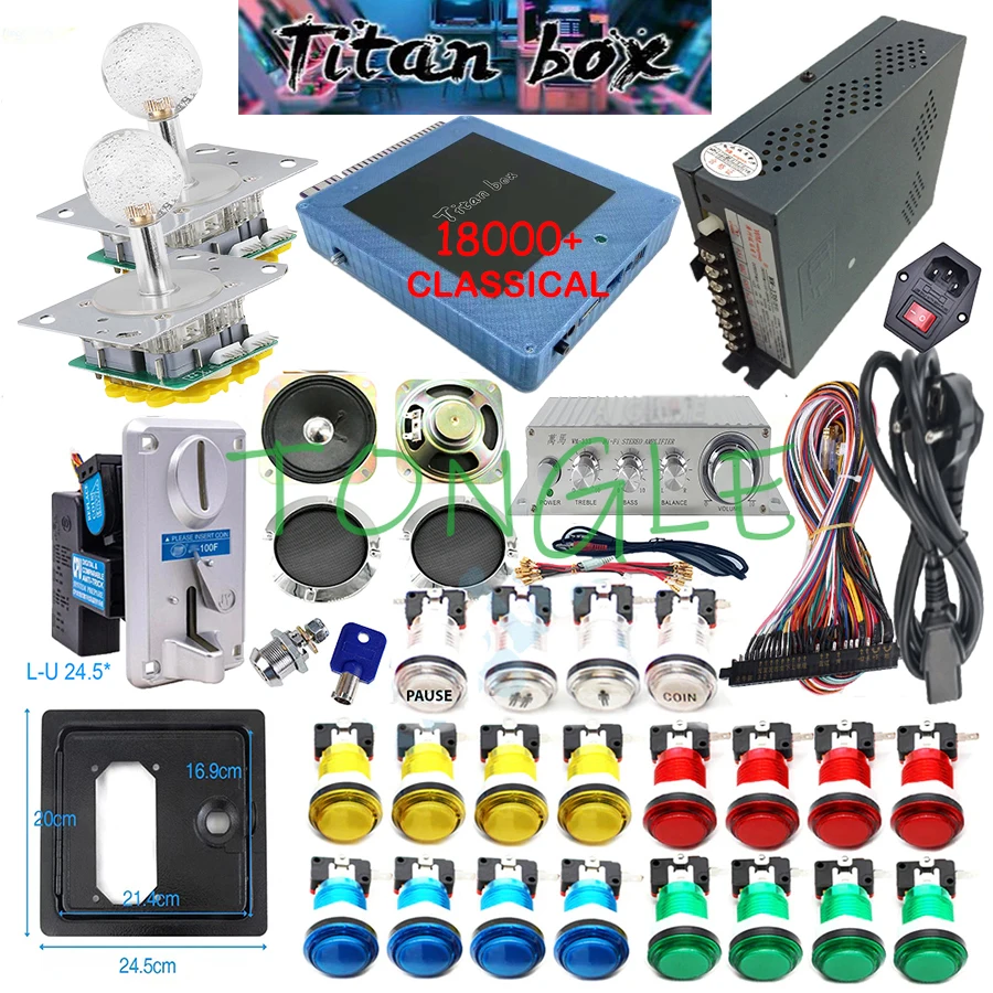 2 jogadores caixa titan 18000  - Arcade Game Cabinet avaliação e preço